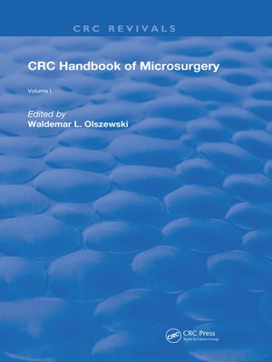 cover image of Handbook of Microsurgery
